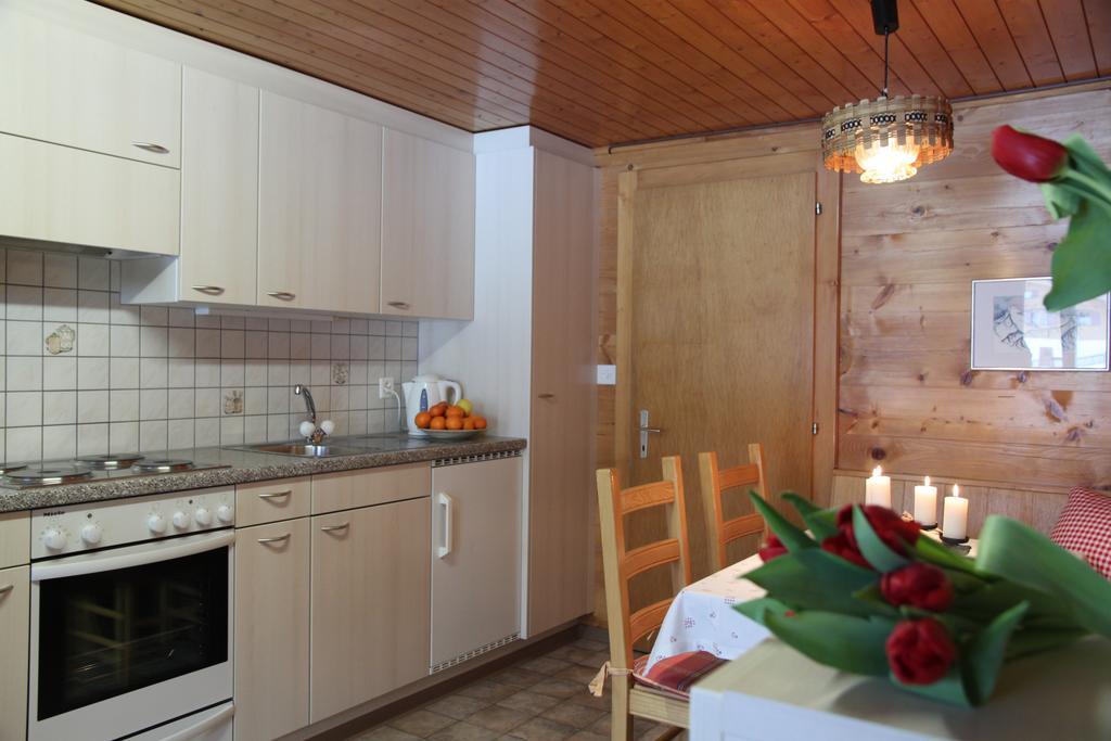 Haus Bel-Air Apartment Grachen Bagian luar foto
