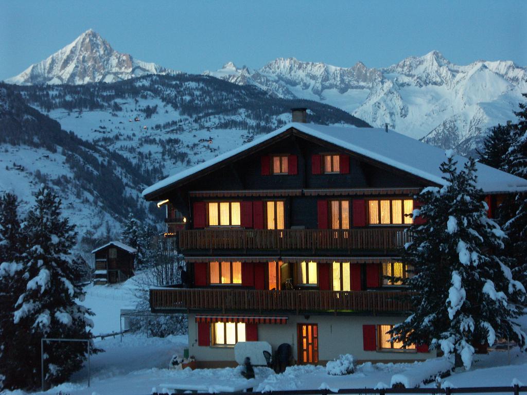 Haus Bel-Air Apartment Grachen Bagian luar foto